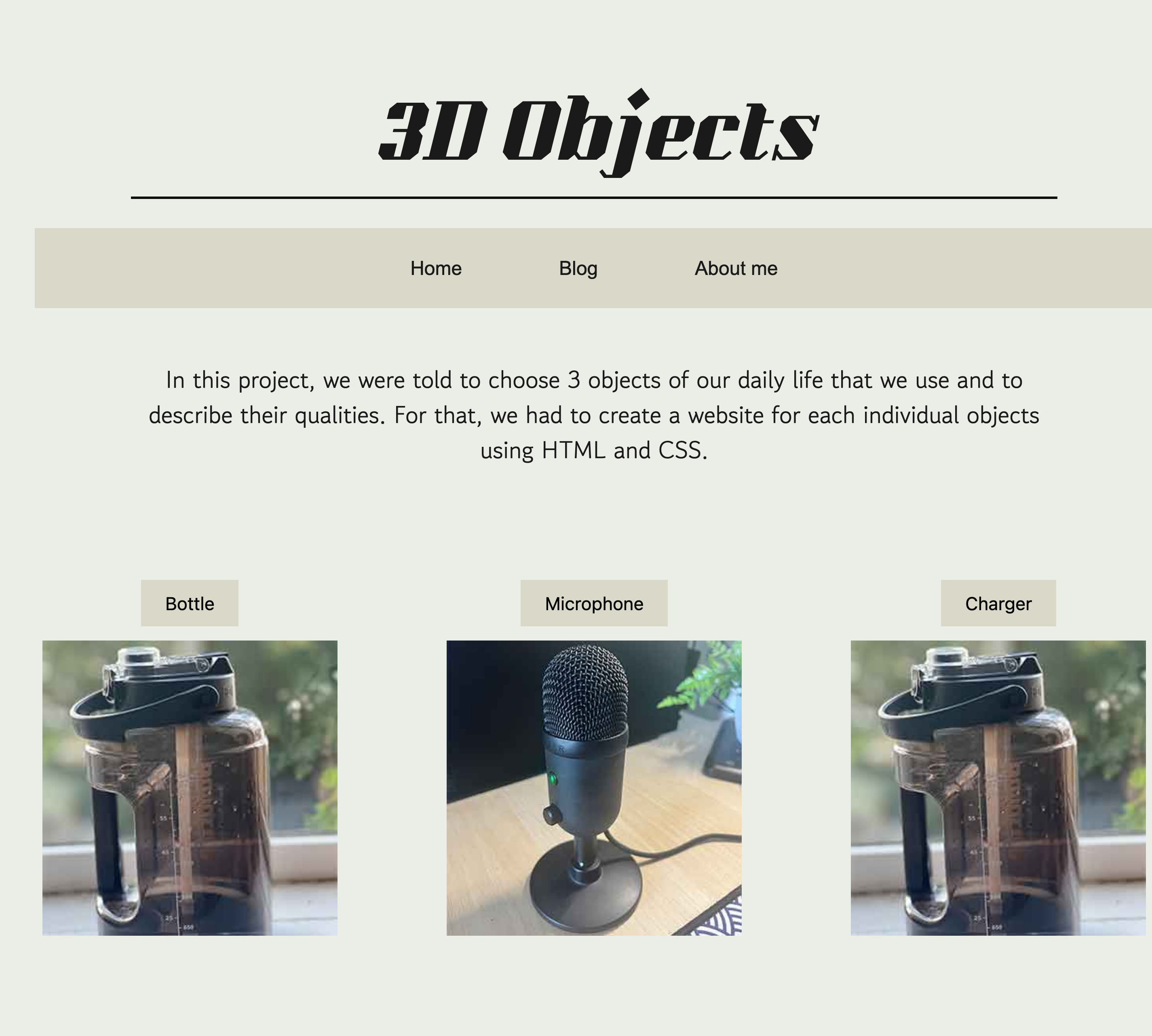 picture of a webpage